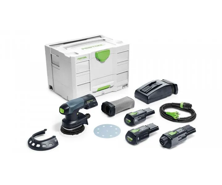 Фото Аккумуляторная эксцентриковая шлифовальная машинка Festool ETSC 125 Li 3,1 I-Set в интернет-магазине ToolHaus.ru